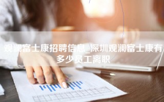 观澜富士康招聘信息_深圳观澜富士康有多少员工离职